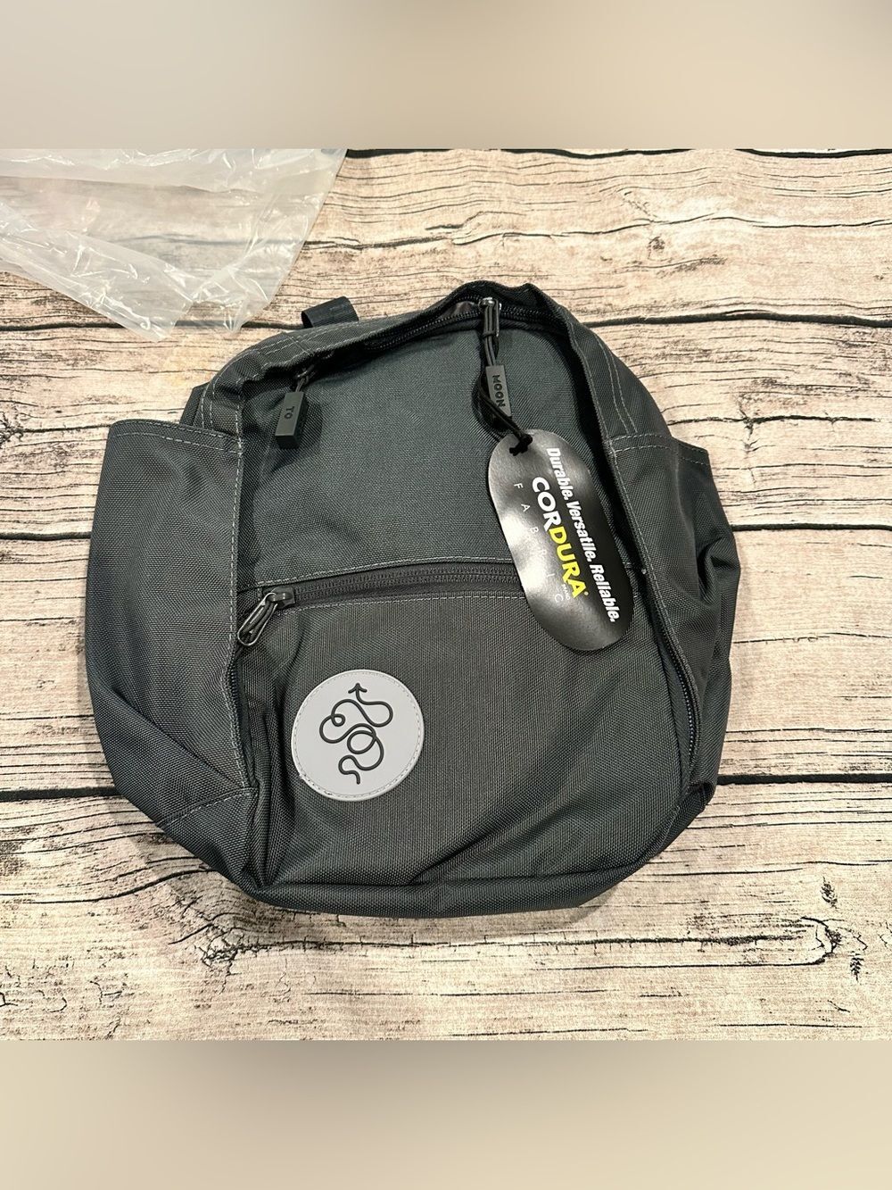 Baboon to the Moon Grey Women's Mini Backpack — Durable Everyday Carry ~8"X12"